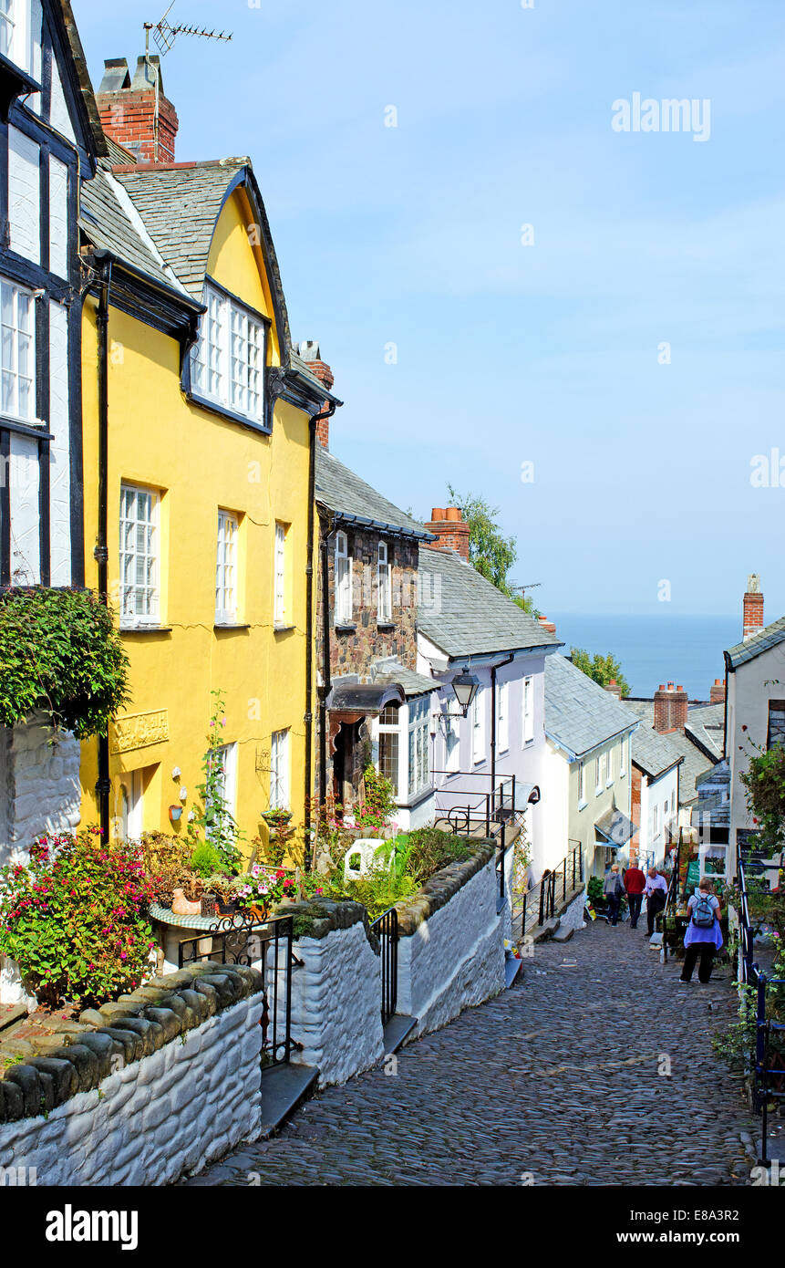 Down Along at Clovelly in Devon, UK Stock Photo