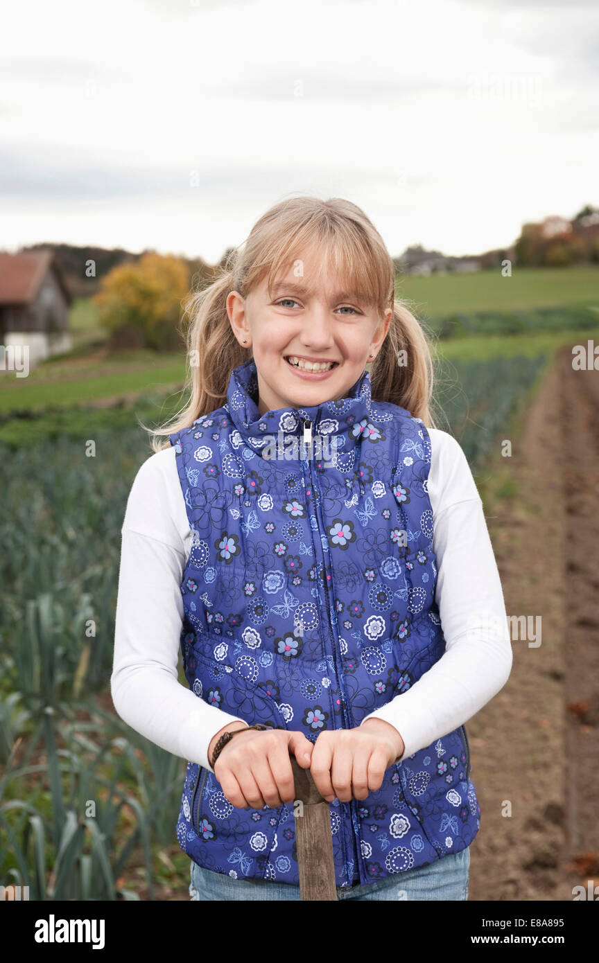 Happy blond girl hi-res stock photography and images - Alamy