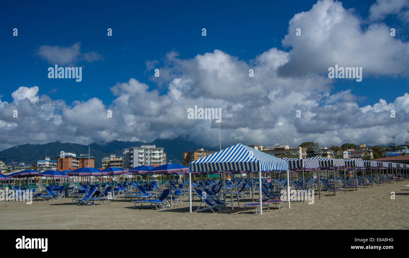 Viareggio beach, Tuscany, Italy Stock Photo Alamy