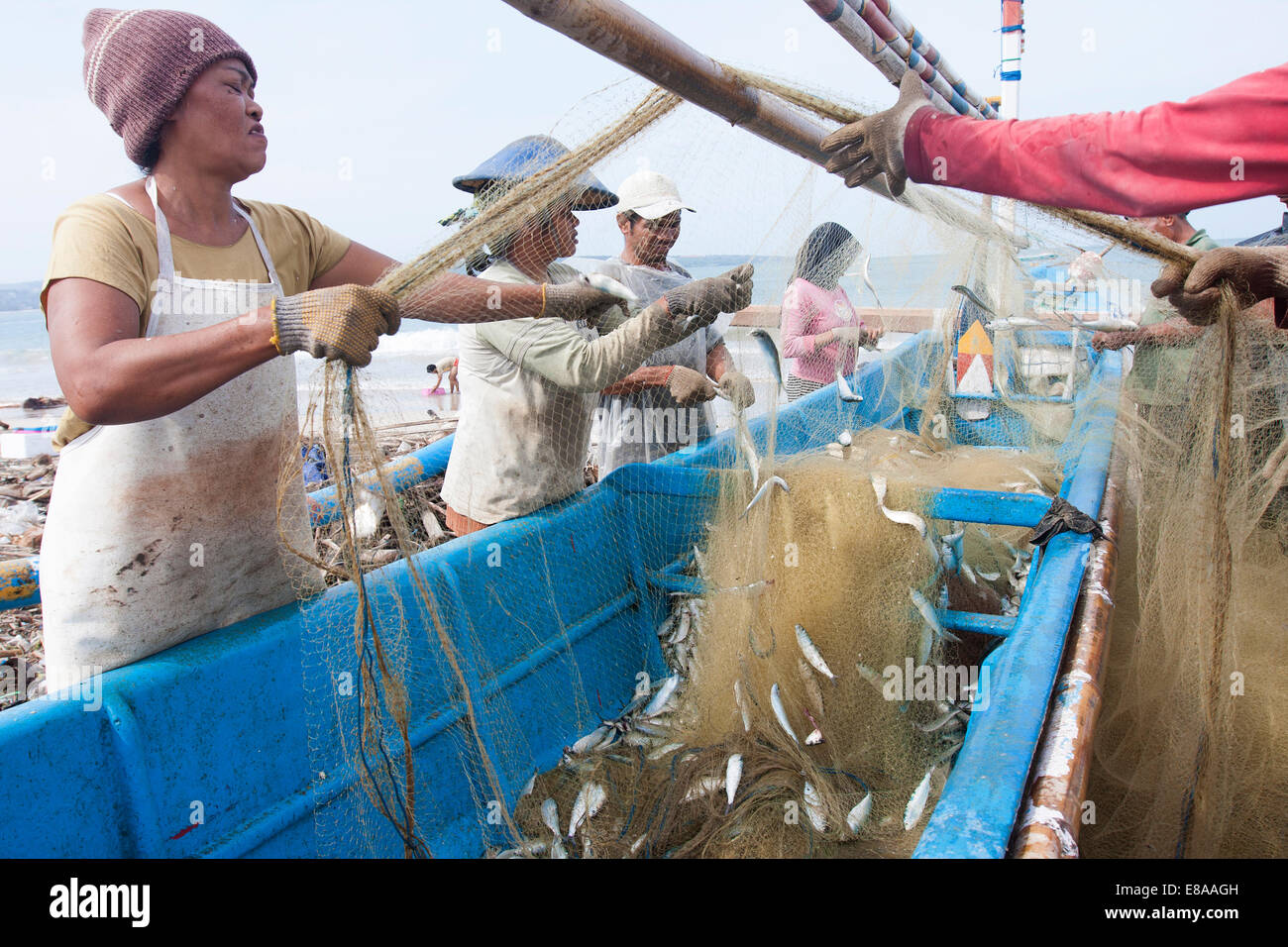 Fish market. Bali. Indonesia Stock Photo Alamy