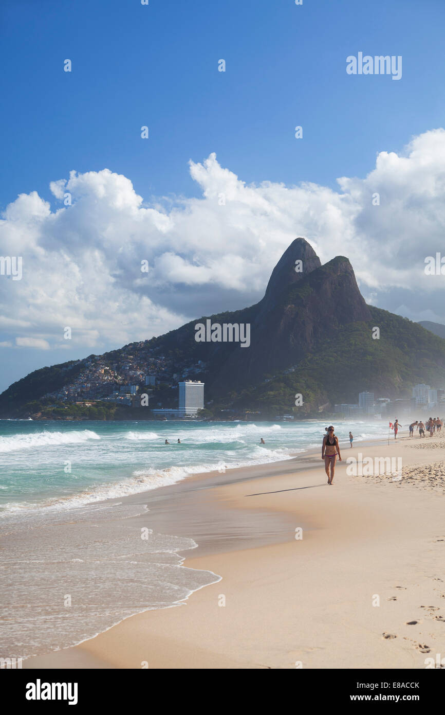 Ipanema beach, Rio de Janeiro, Brazil Stock Photo