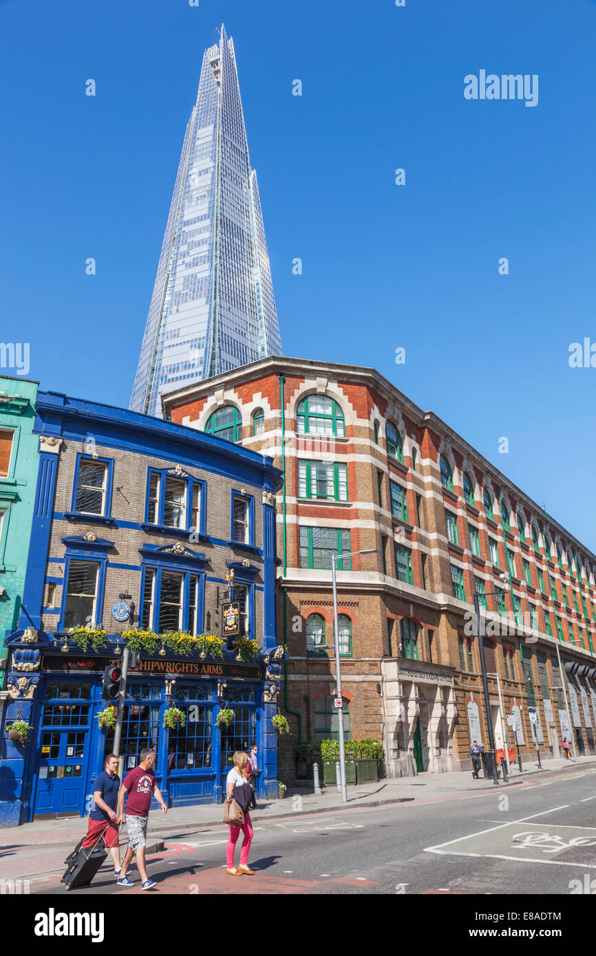 England, London, Southwark, Tooley Street and The Shard Stock Photo Alamy