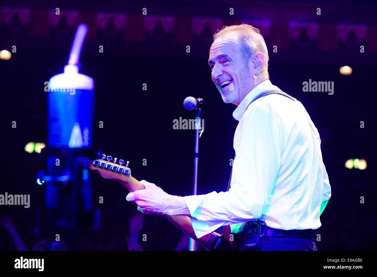 The Original lineup of Status Quo performing live in concert at London