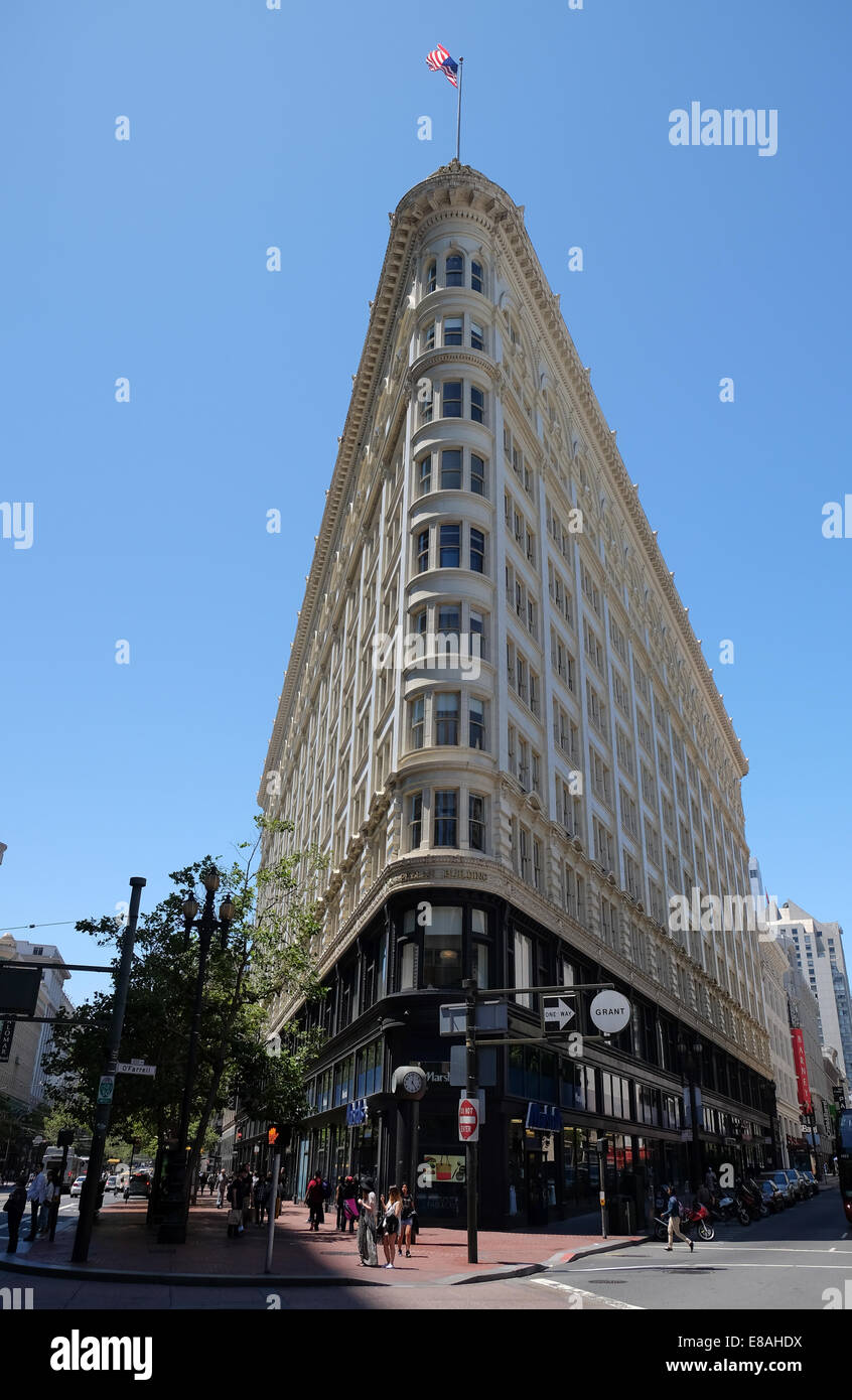 San Francisco Financial district skyscrapers Marshals building Stock Photo
