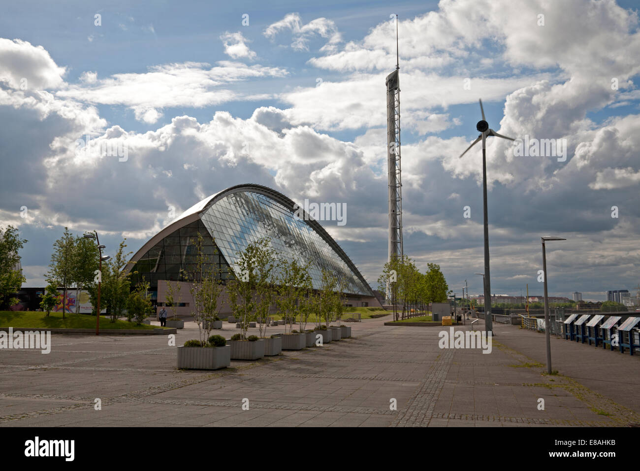 river clyde glasgow scotland Stock Photo