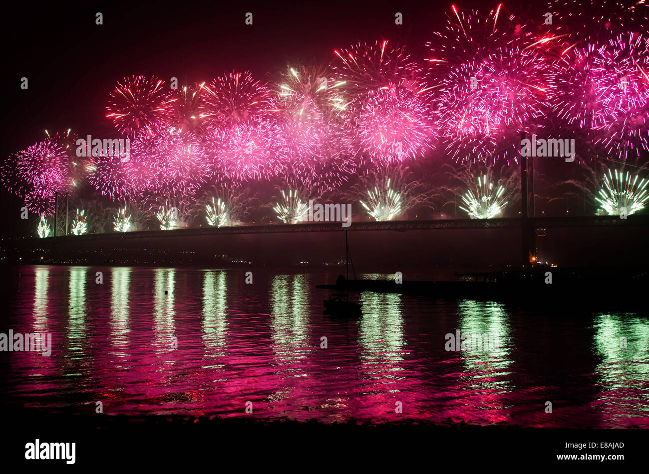 Firework Display On The Forth Road Bridge To Celebrate 50 Years Since firework-display-on-the-forth-road-bridge-to-celebrate-50-years-since