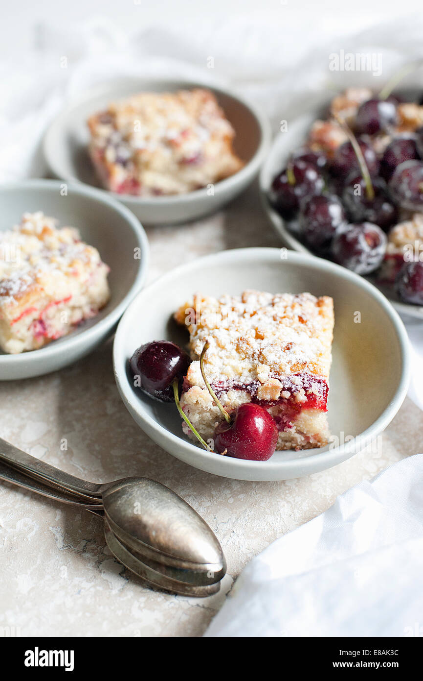 Cherry cake Stock Photo