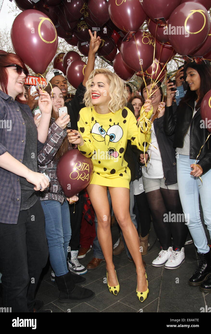 Rita Ora Promotes Her New Single I Ll Never Let You Down By Stock Photo Alamy Rita Ora Promotes Her New Single I Ll Never Let You Down By Stock Photo Alamy