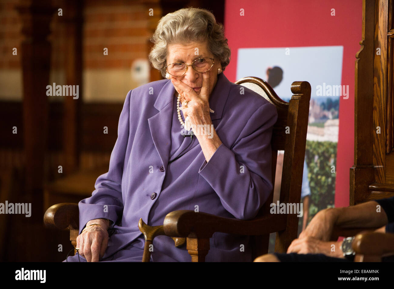 Baroness Jean Trumpington Stock Photo