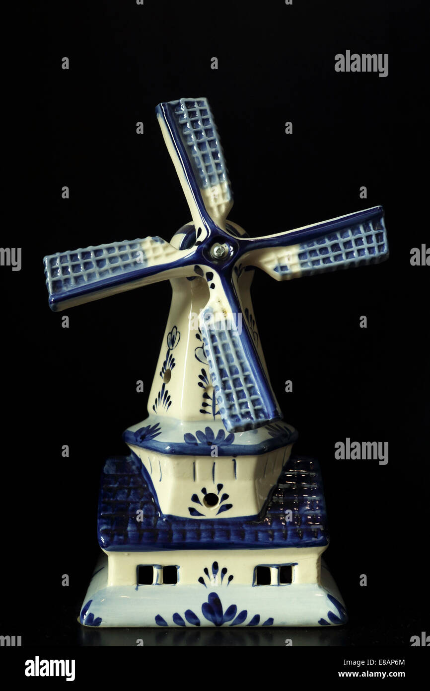 A Delft windmill. Stock Photo