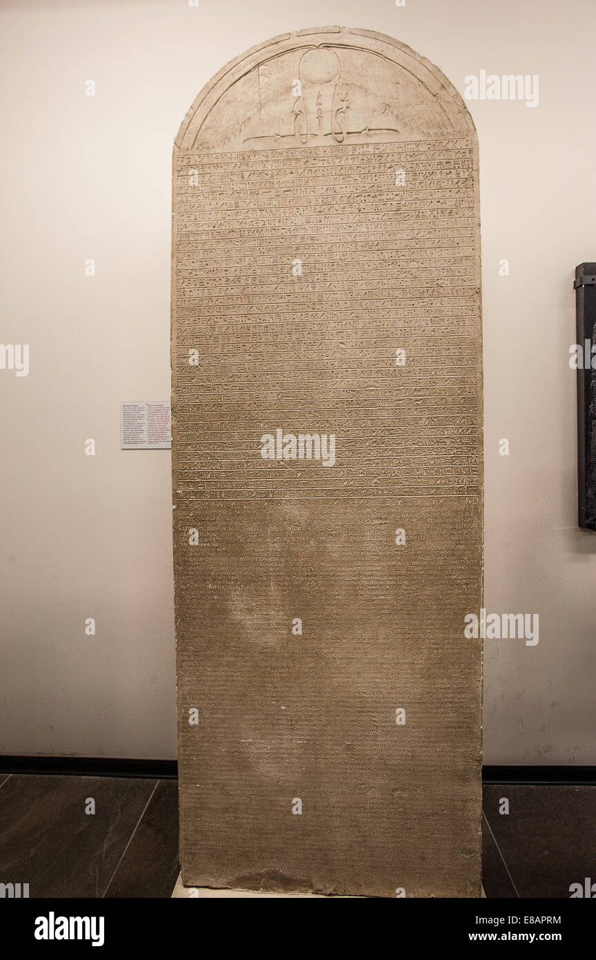 Italy Piedmont Turin Egyptian Museum Decree of Canopus