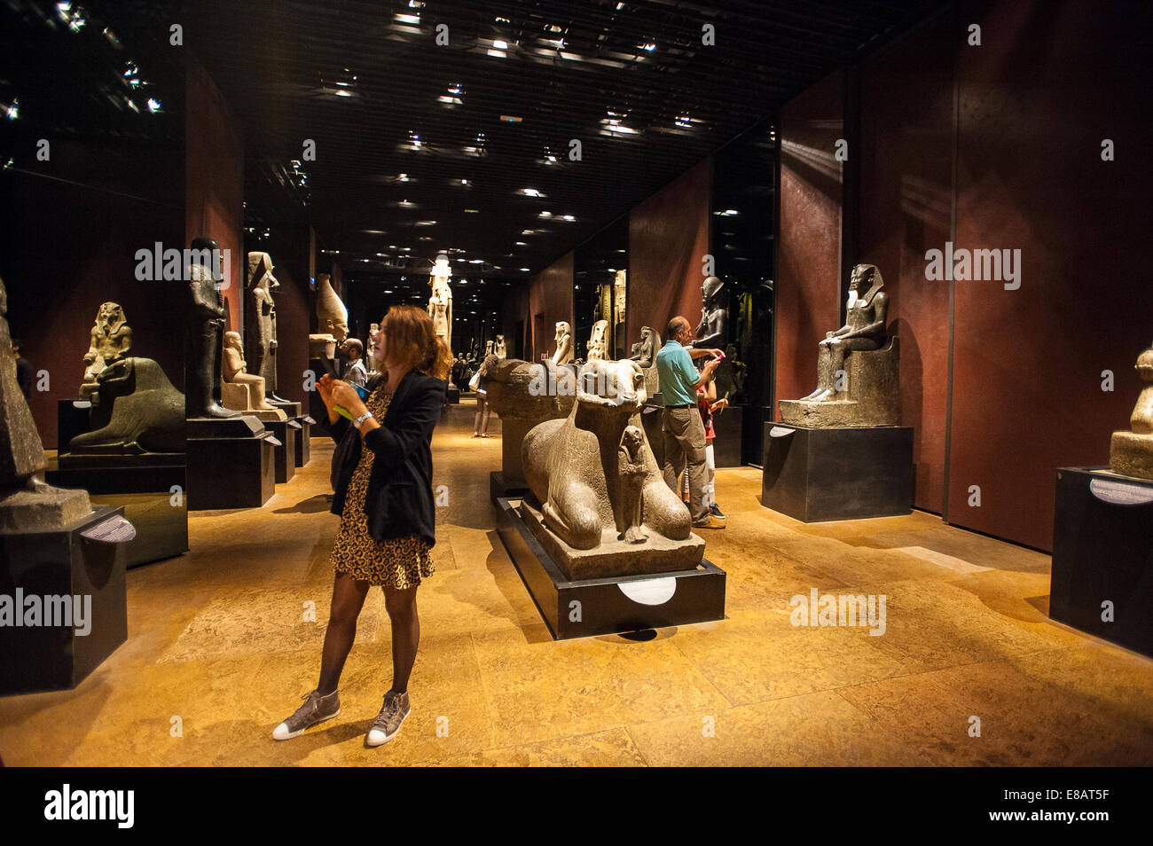 Italy Piedmont Turin Egyptian Museum  Statuary Stock Photo