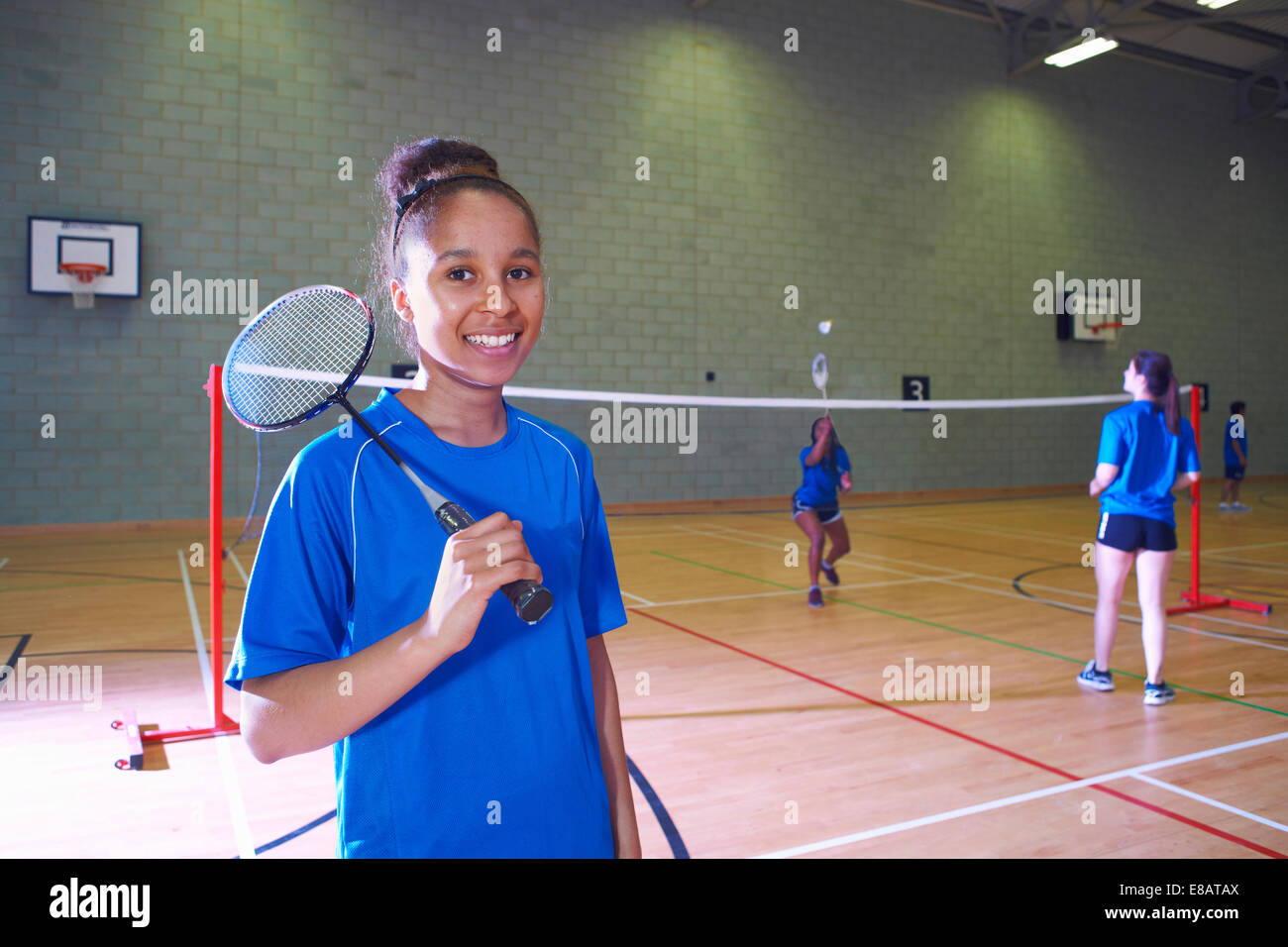 Badminton court hires stock photography and images Alamy
