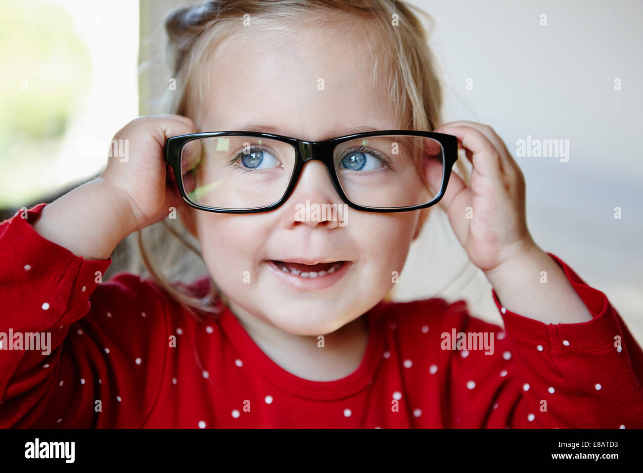 Young girl glasses hires stock photography and images Alamy
