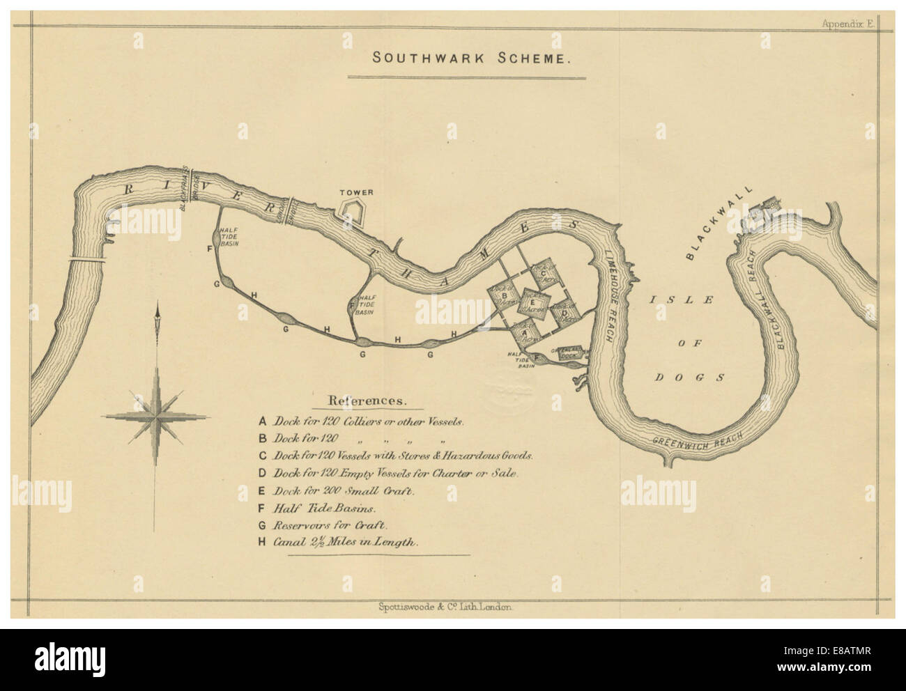 City of london map 19th century hi-res stock photography and City of london map 19th century hi-res stock photography and