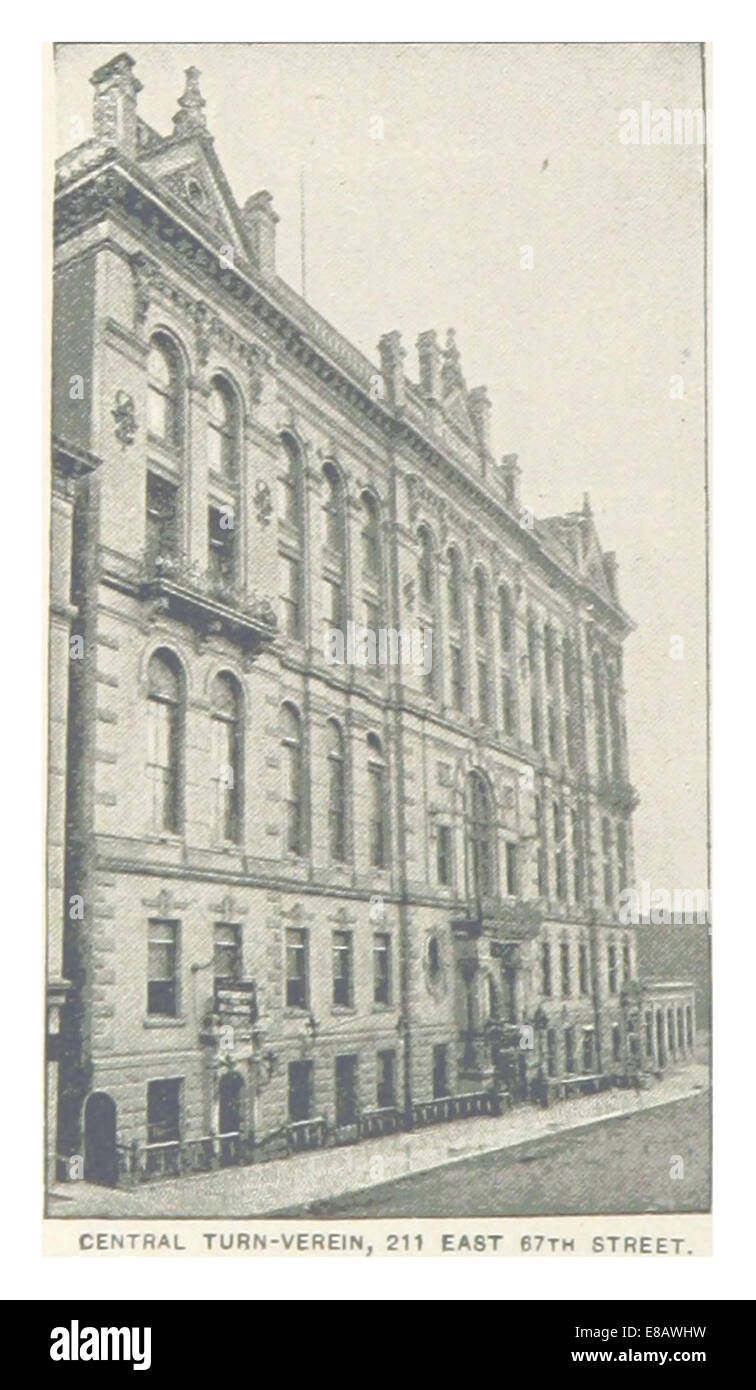 (King1893NYC) pg572 CENTRAL TURN-VEREIN, 211 EAST 67TH STREET Stock Photo