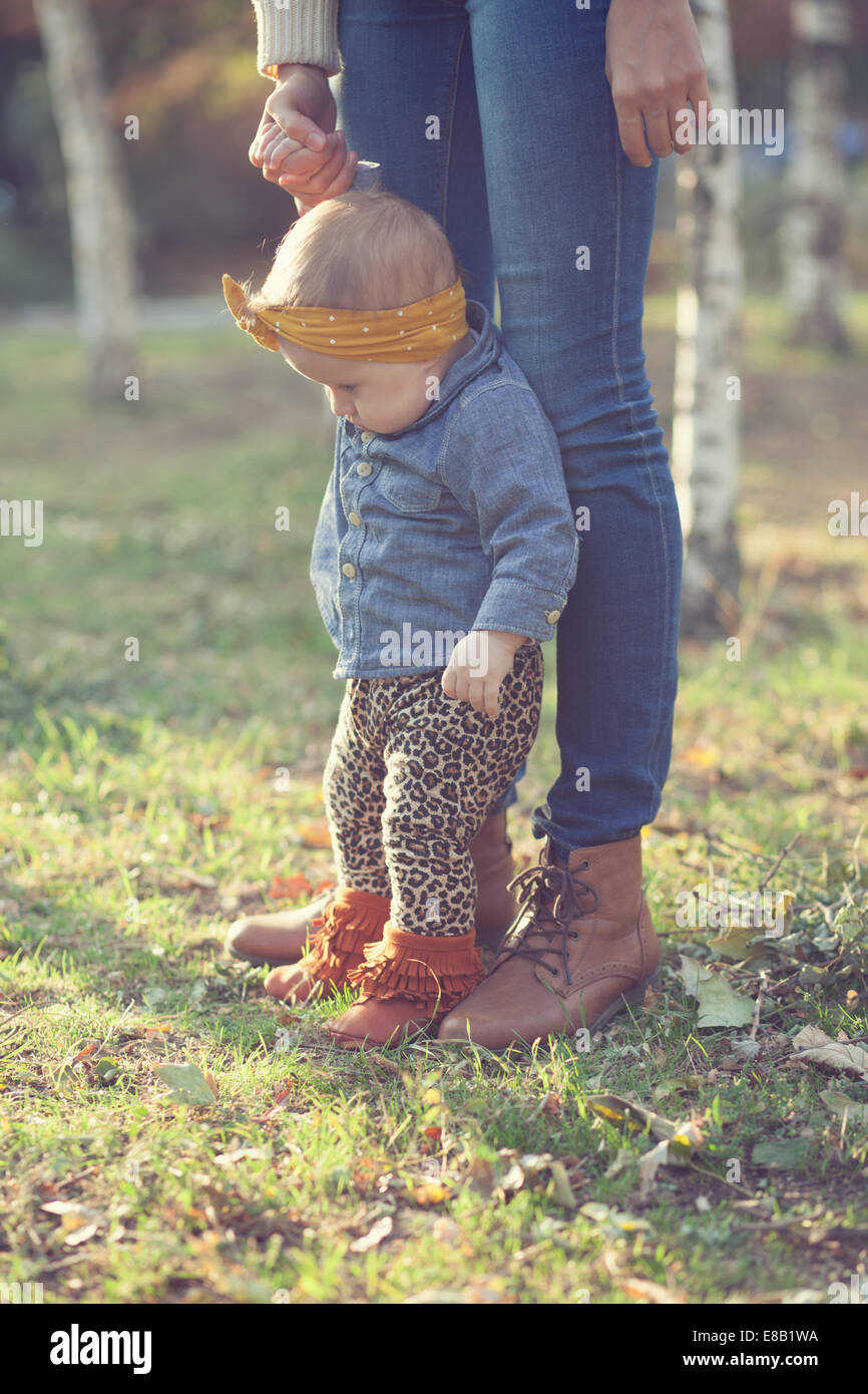 Stylish six months baby Stock Photo Alamy