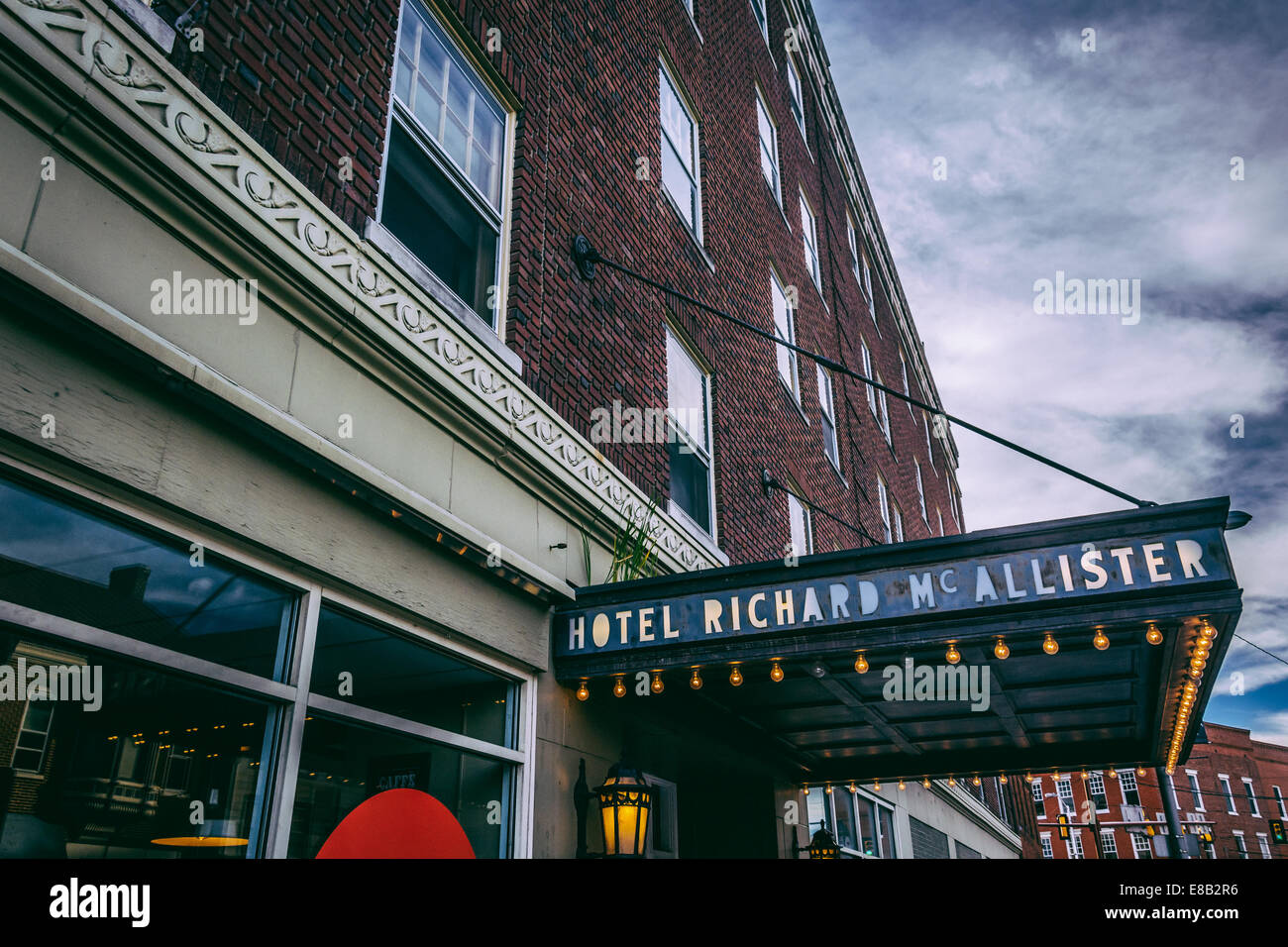 The Hotel Richard McAllister, in Hanover, Pennsylvania Stock Photo Alamy