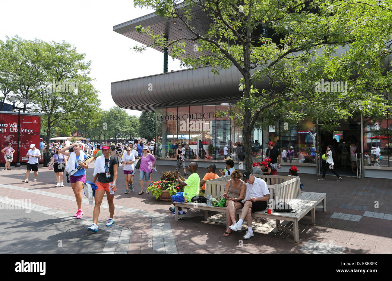 Billie Jean King National Tennis Center, Flushing Meadows, New York,USA. Stock Photo