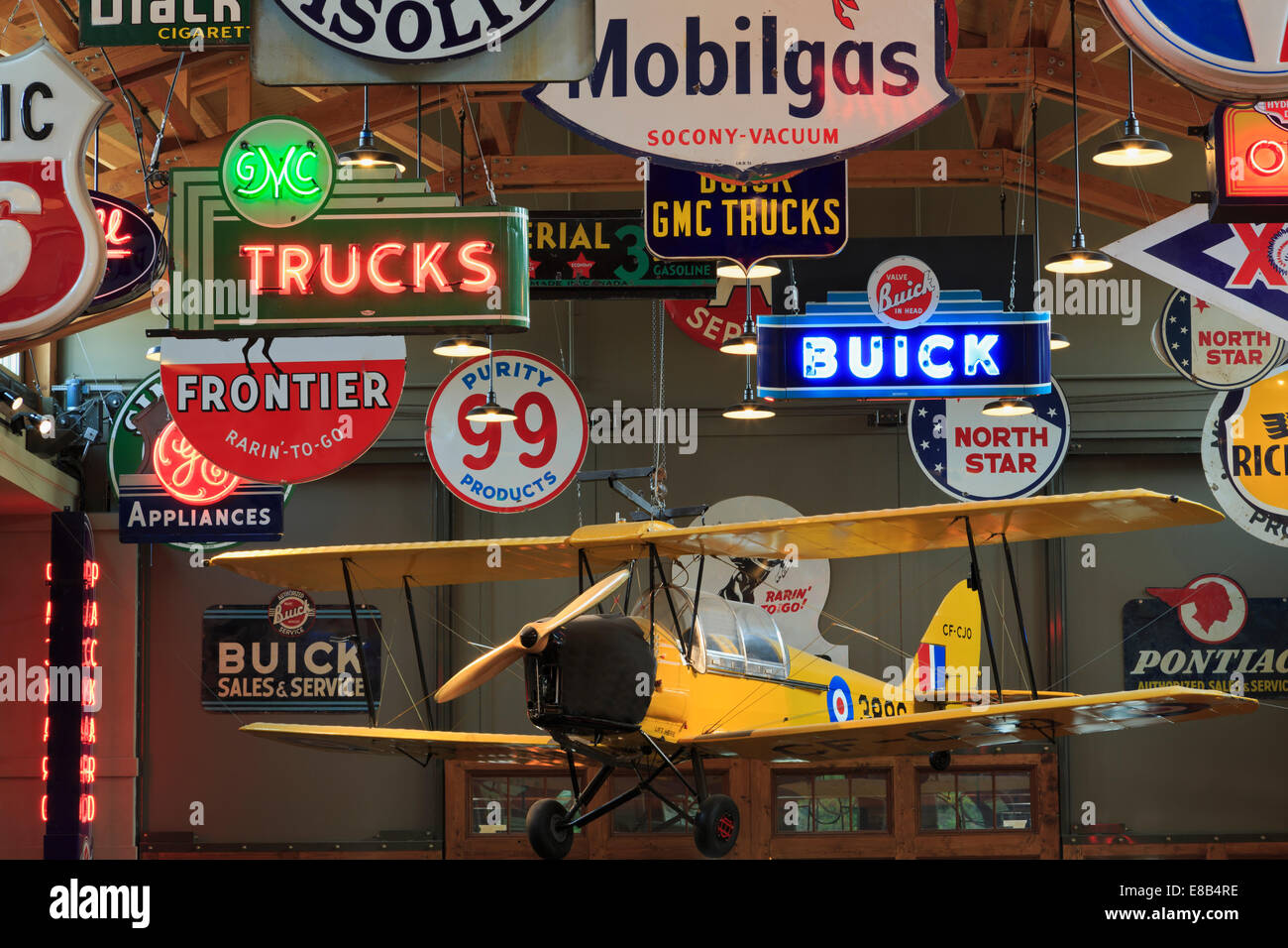 Gasoline Alley Museum, Heritage Park, Calgary, Alberta, Canada Stock ...
