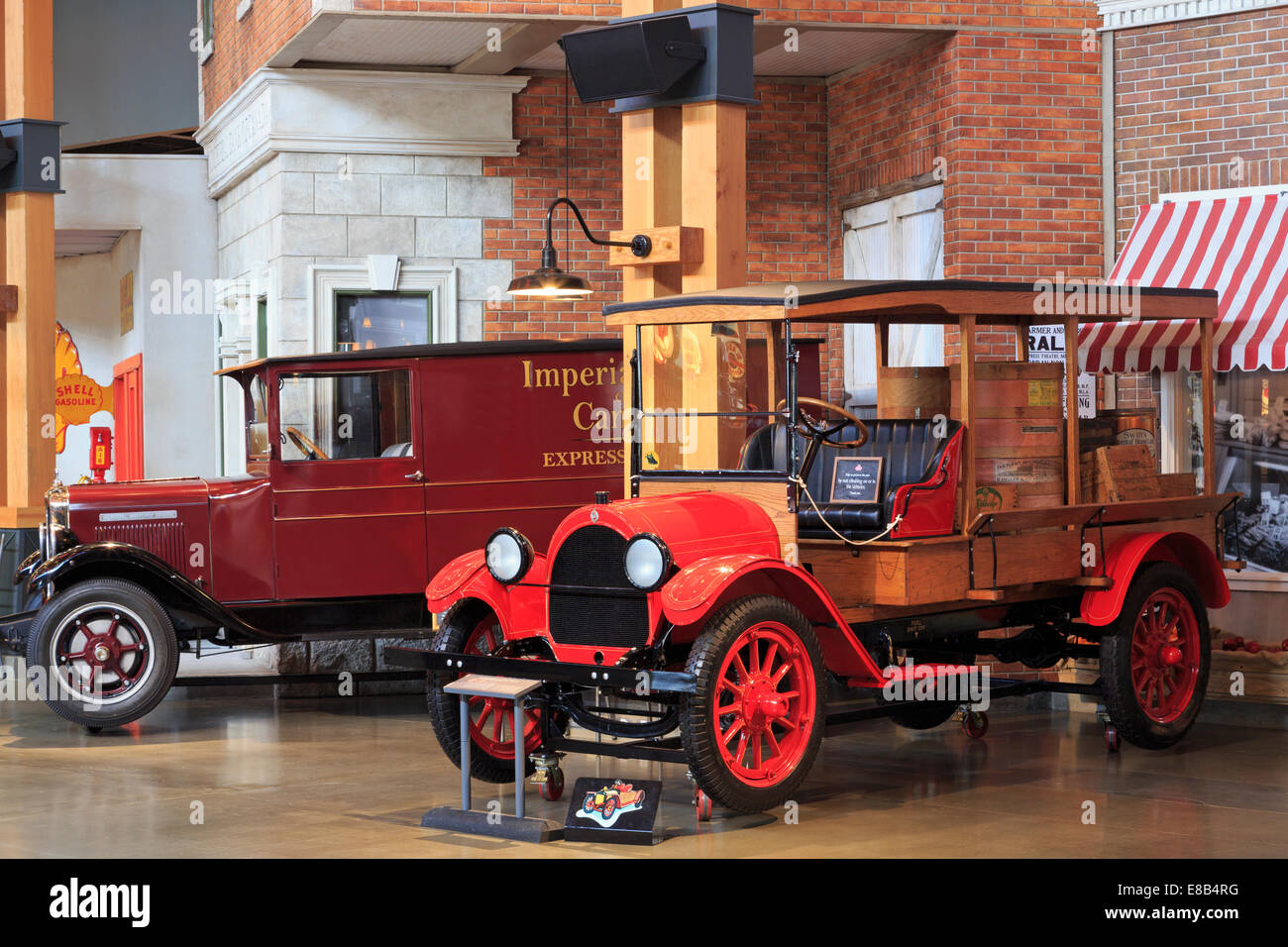 Gasoline Alley Museum, Heritage Park, Calgary, Alberta, Canada Stock