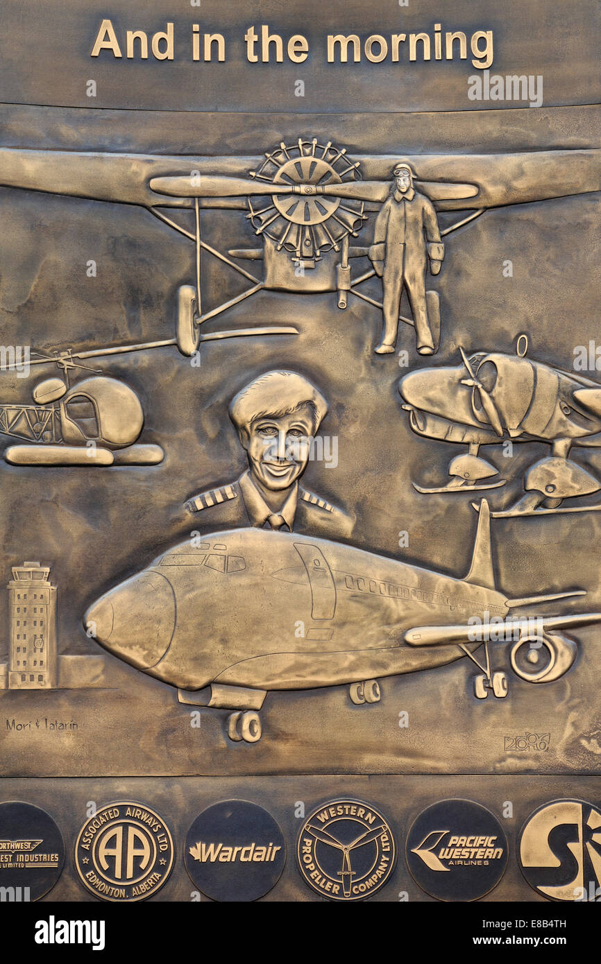 Aviation Heritage Memorial, Alberta Aviation Museum, Edmonton, Alberta