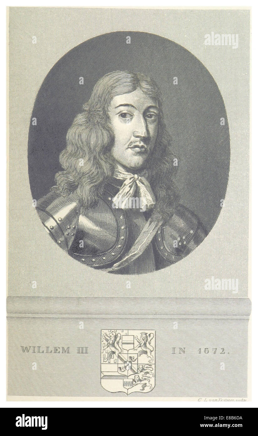 AREND(14) p763 WILLEM III (1672) Stock Photo
