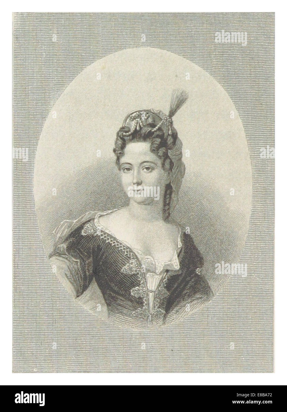 GIESINGER (Bd1) p170 Anne Louise BC3A9nC3A9dicte de Bourbon, Mademoiselle d'Enghien, puis Mademoiselle de Charolais, et enfin duchesse du Maine Stock Photo