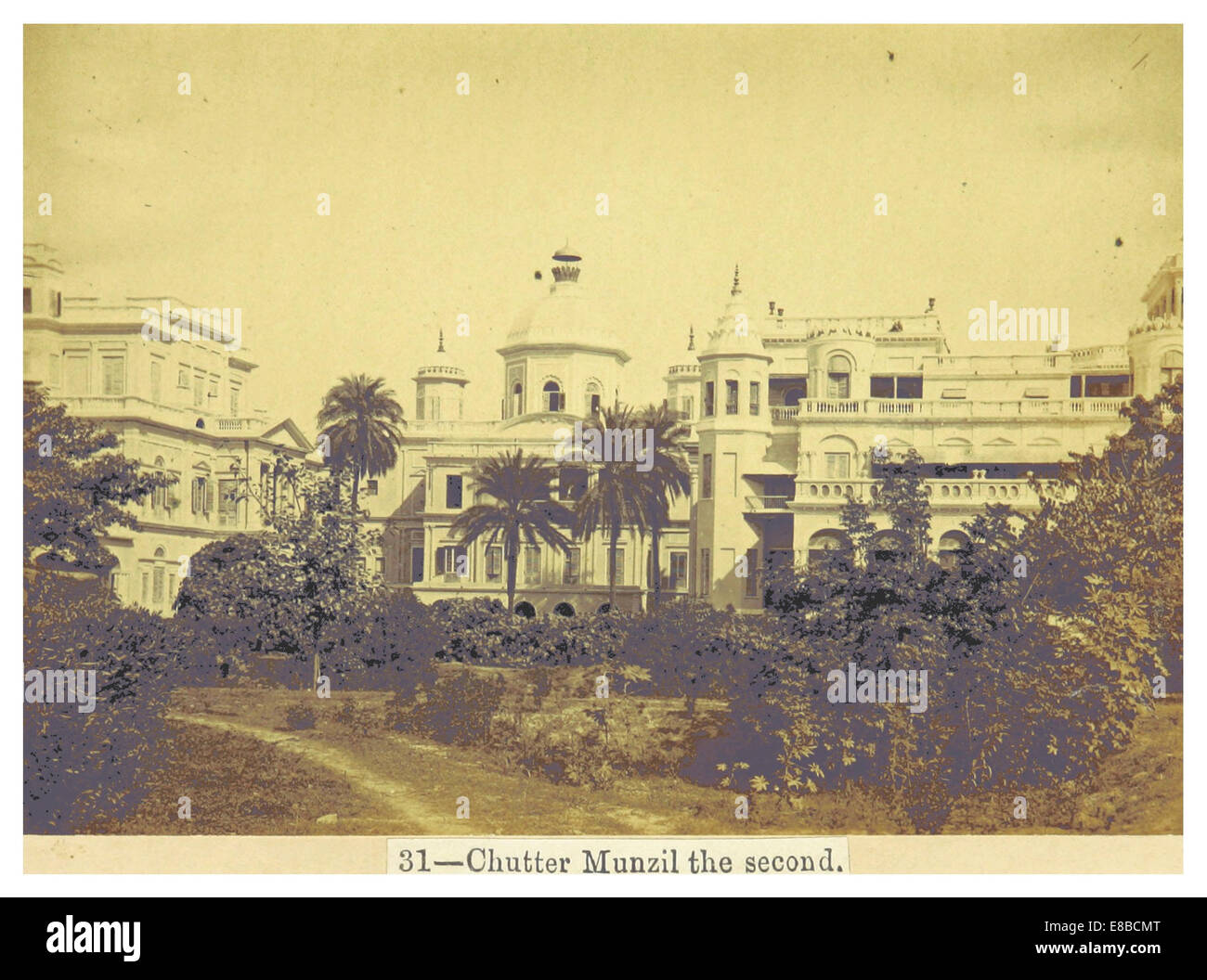 Lucknow Album (31) - Chutter Munzil the second Stock Photo