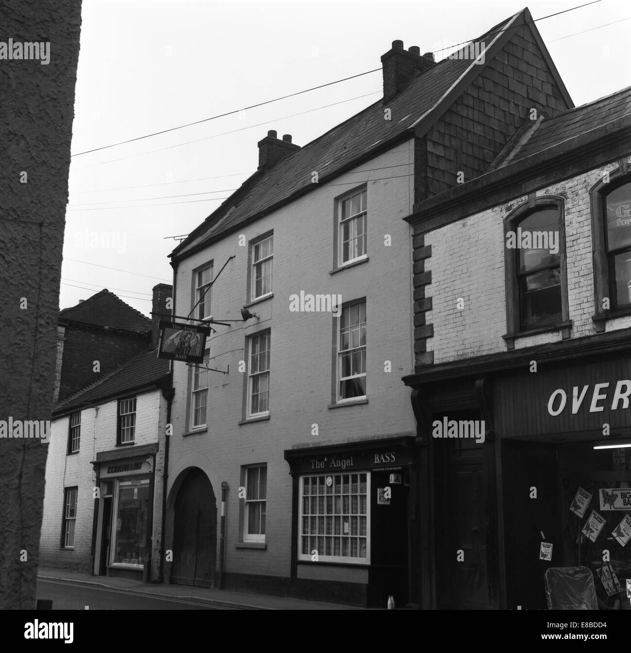 The Angel pub Langport in 1974 number 0188 Stock Photo