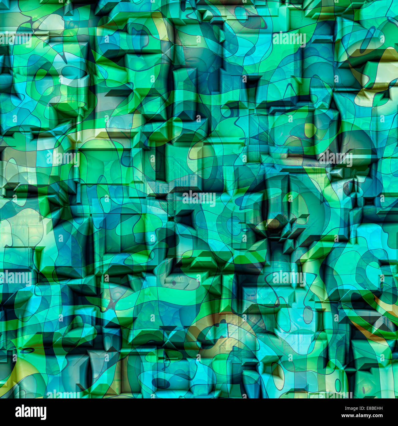 abstract background green pattern Stock Photo - Alamy