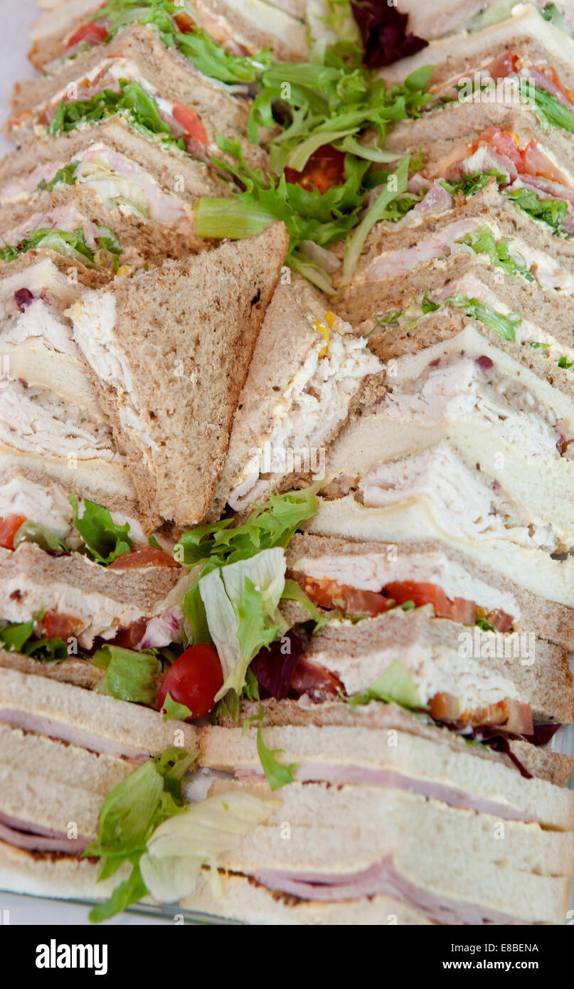 Sandwiches party food Stock Photo - Alamy