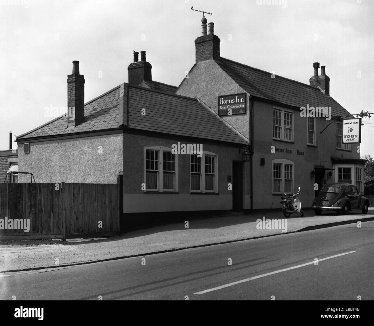 Horns Inn Nursling in 1974 number 0193 Stock Photo