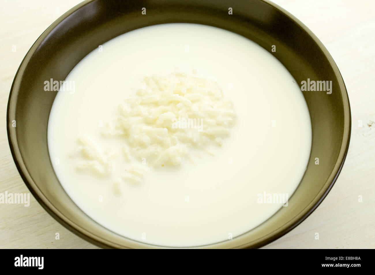 rice cereal in milk