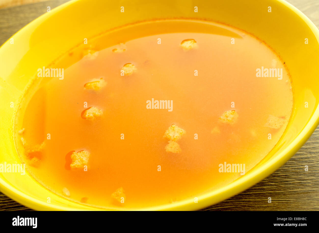 Tomato thin soup diet vegetarian Stock Photo