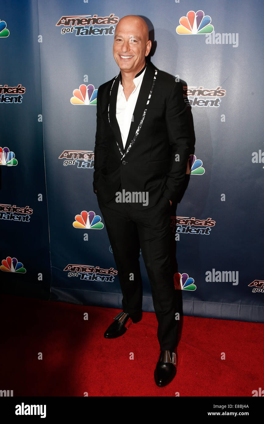 NEW YORK-SEP 17: Comedian Howie Mandel attends the post-show red carpet of America's Got Talent: The Finale Season 9 at Radio Ci Stock Photo