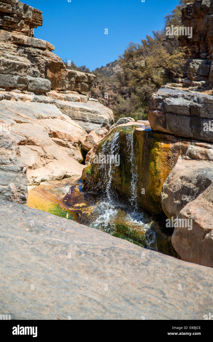 Paradise Valley in Morocco Stock Photo