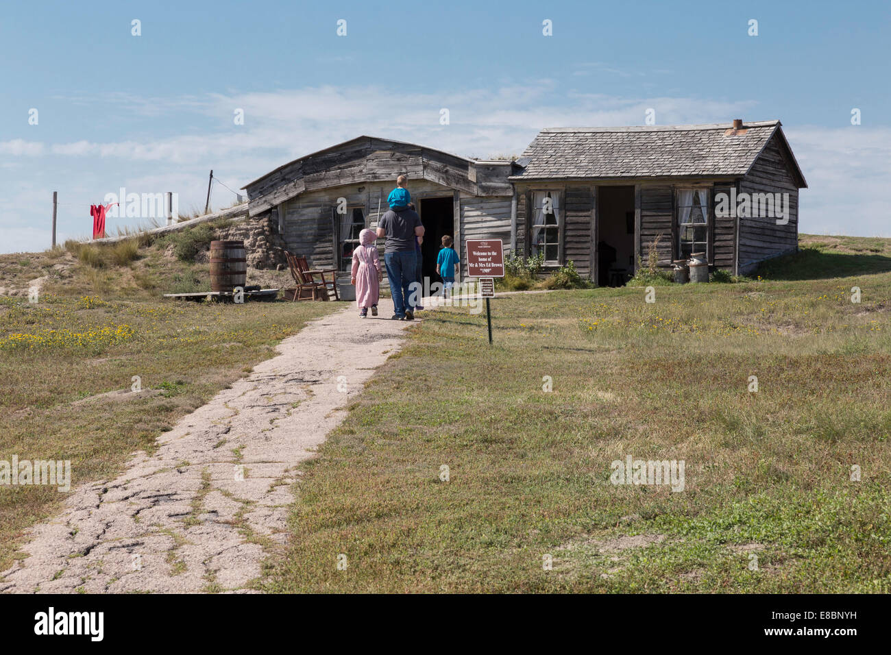 Prairie Homestead Historic Site in Philip, South Dakota, USA Stock