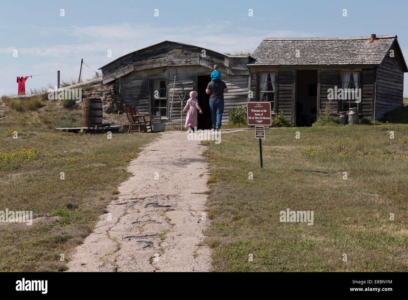 Sod house family hires stock photography and images Alamy