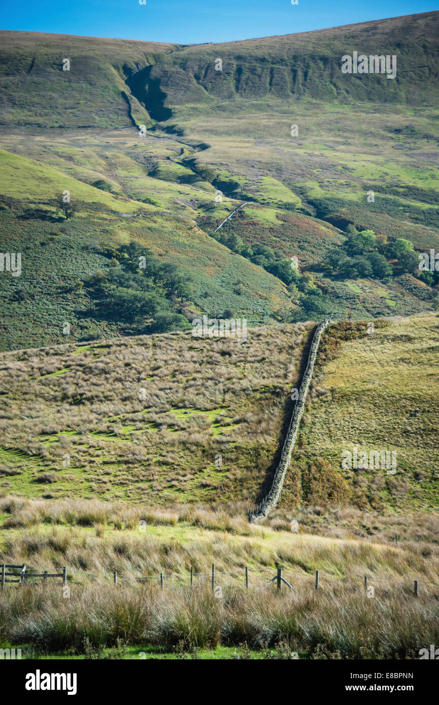 Lakeland Fells with High Street in the background, English Lake District, UK. Stock Photo