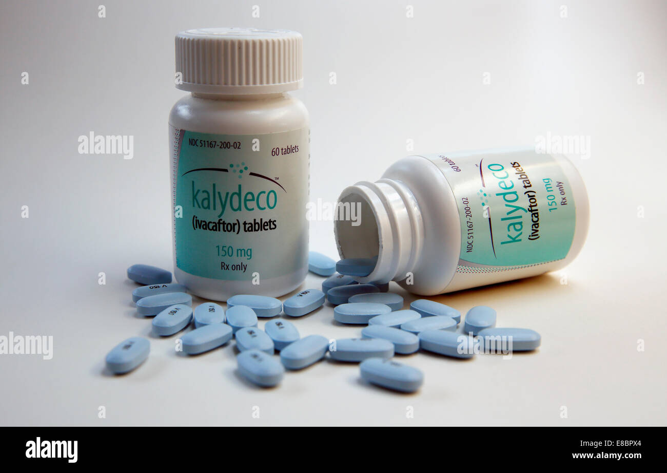 Ivacaftor, trade name Kalydeco. Drug developed by Vertex Pharmaceuticals for treatment of Cystic