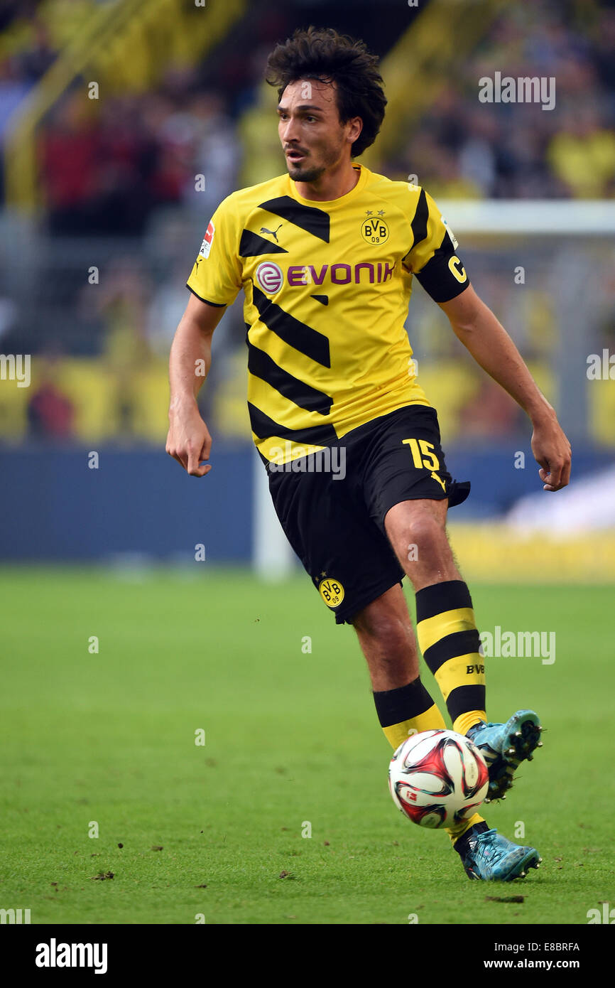 Dortmund Germany 04th Oct 2014 Dortmund S Mats Hummels In