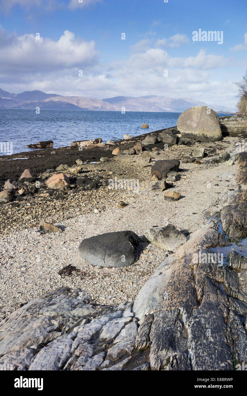 Loch Linnhe at Appin in Argyll, Scotland Stock Photo - Alamy