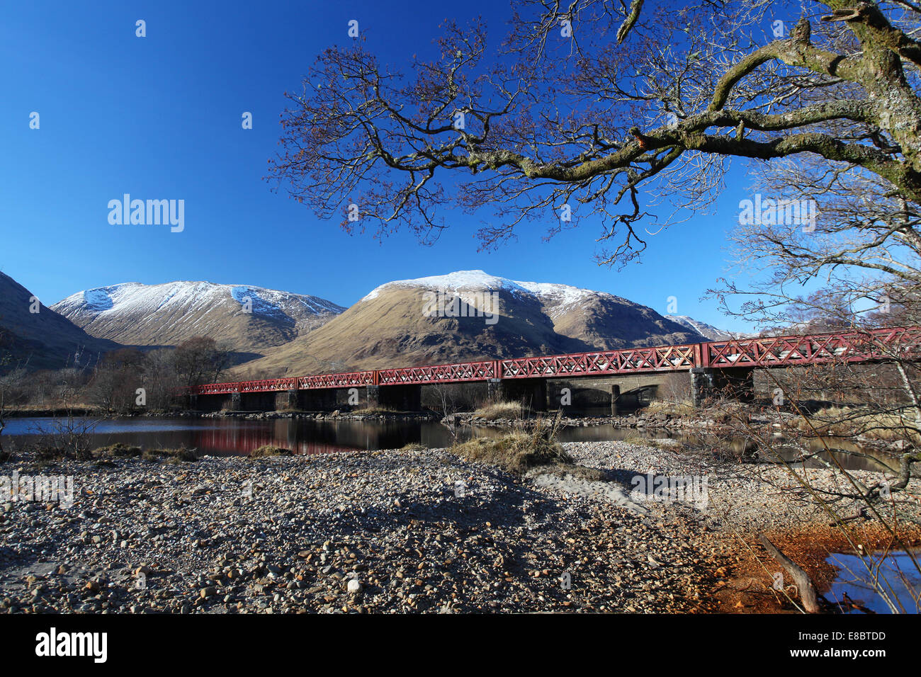 Scottish landscape in the Highlands of Argyllshire Stock Photo