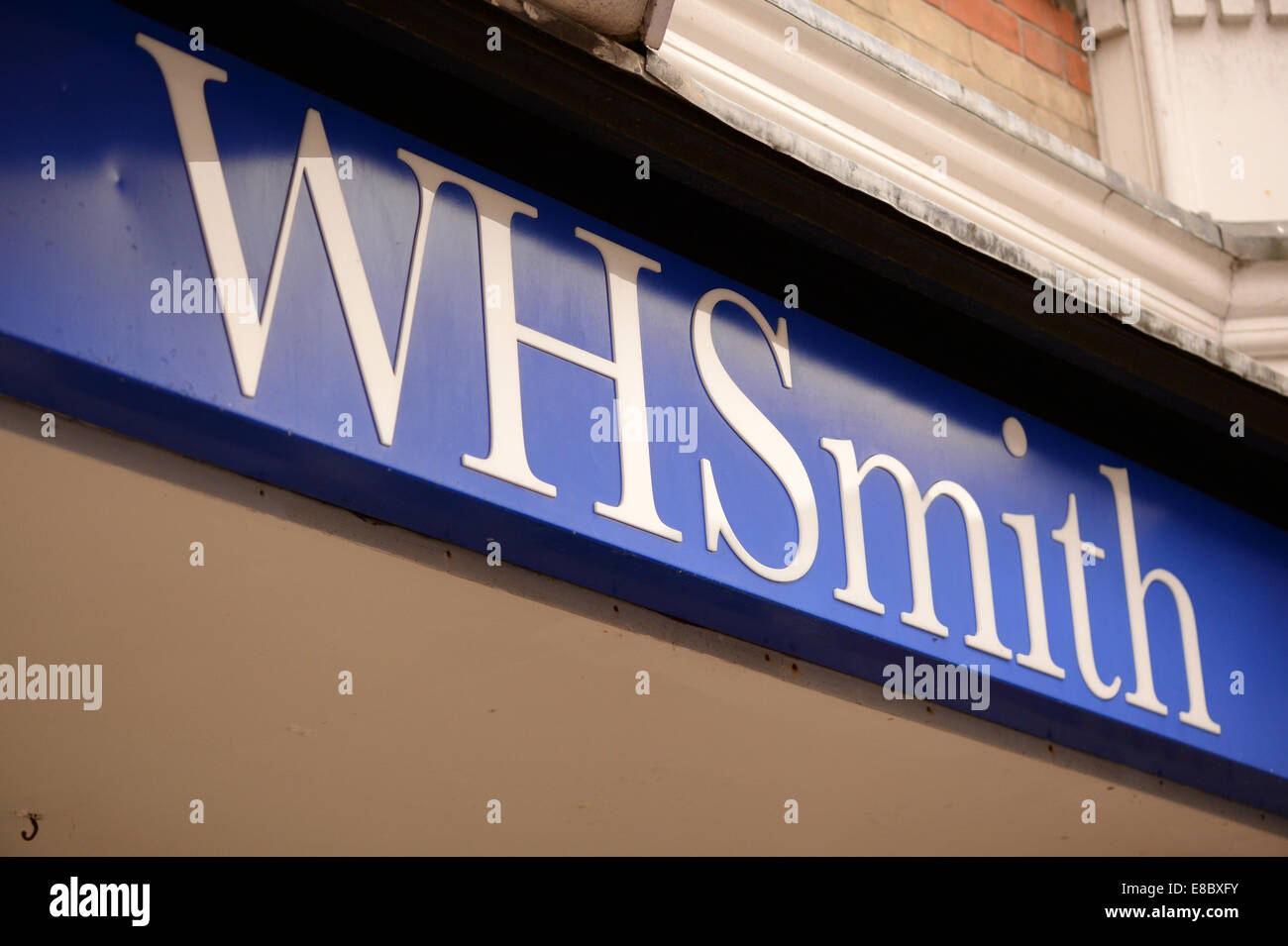 WHSmith shop sign, uk Stock Photo Alamy