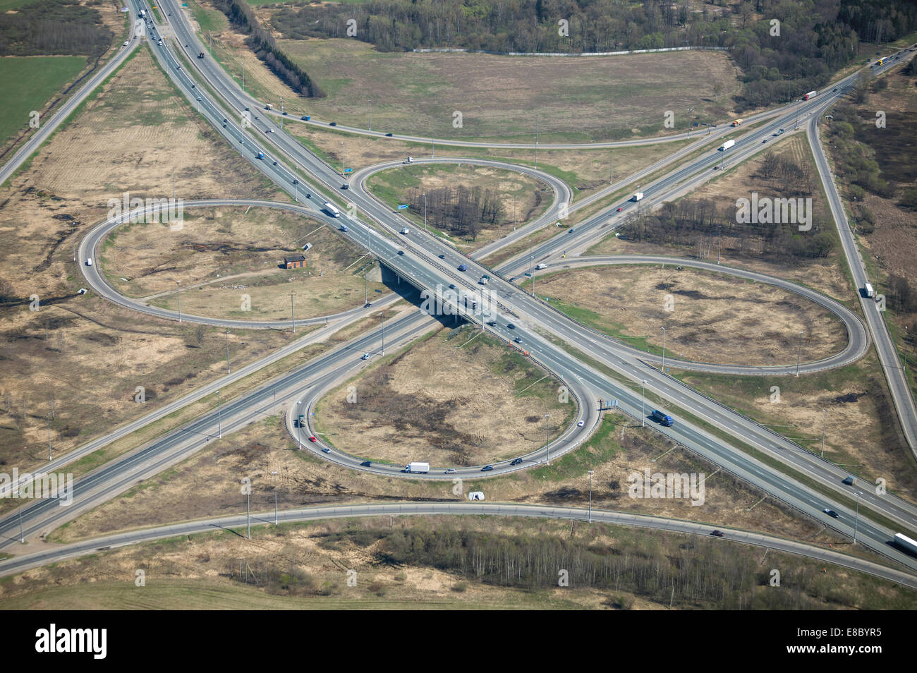 Cloverleaf interchange hires stock photography and images Alamy