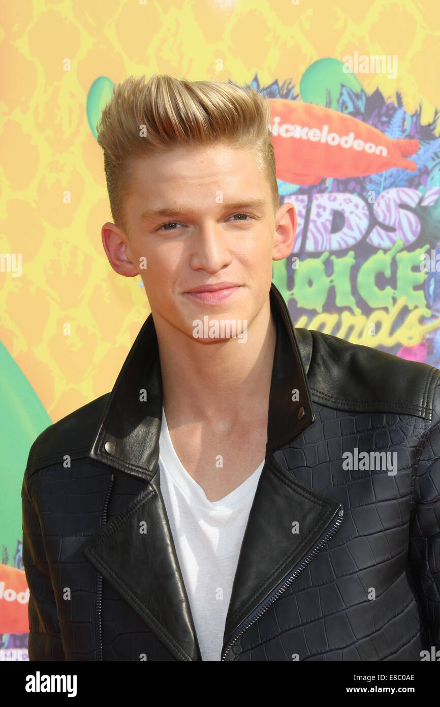 Nickelodeon's 27th Annual Kids' Choice Awards  Featuring: Cody Simpson Where: Los Angeles, California, United States When: 29 Mar 2014 Stock Photo