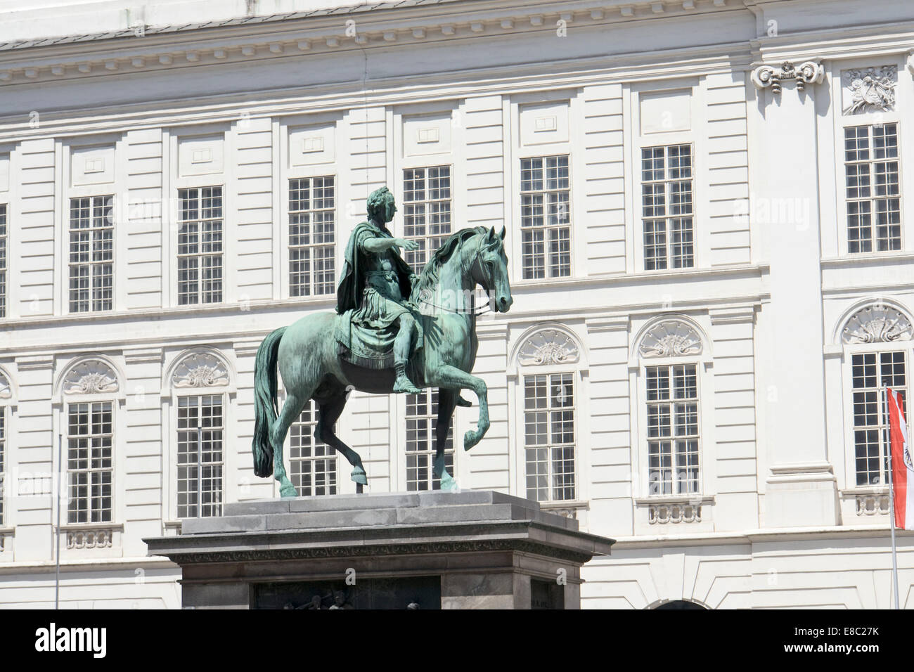 Equestrian statue of Kaiser Joseph II, Vienna Stock Photo - Alamy