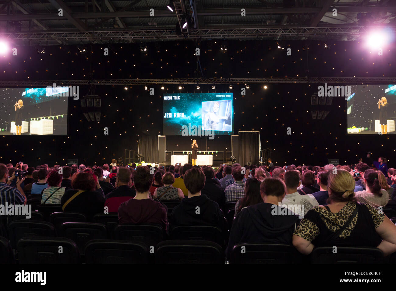 London, UK. 4rd Oct, 2014. Jeri Ryan at Destination Star Trek 3 Event , Excel Centre, Docklands. Credit:  Robert Stainforth/Alamy Live News Stock Photo