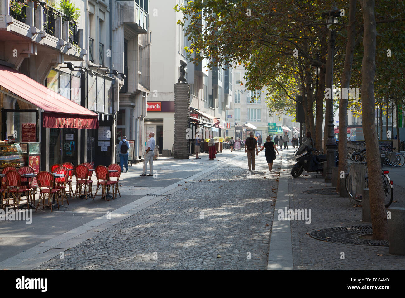 Rue Aubry le Boucher, Paris, France Stock Photo - Alamy